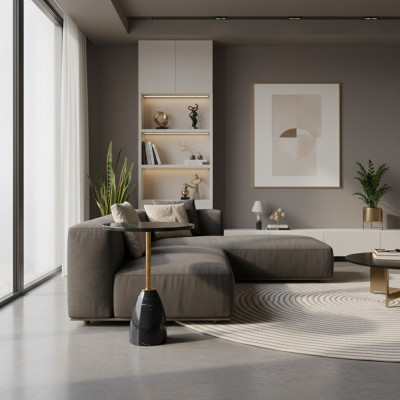 Tafel Stijlvol Zwart Bijzettafel Salontafel Slaapkamer Dressoir Tafels