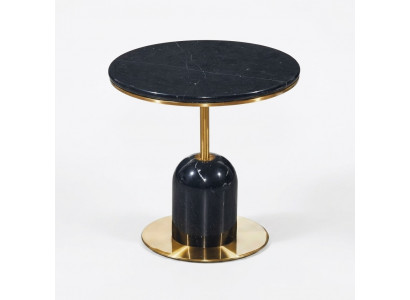 Ronde woonkamersalontafel Zwarte banktafel Luxe salontafel Tafel