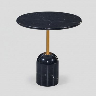 Zwarte bijzettafel Woonkamer Tafels Modern Rond Design Console Tafel
