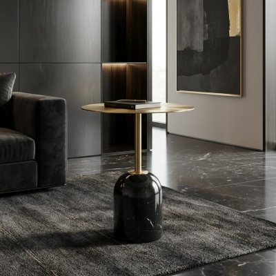 Stijlvolle salontafel Ronde koffietafel Bijzettafels Luxe meubels Nieuw