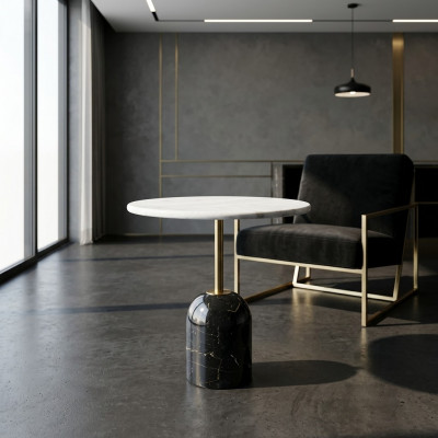 Wit-zwarte salontafel koffietafel Designer woonkamer meubels tafels