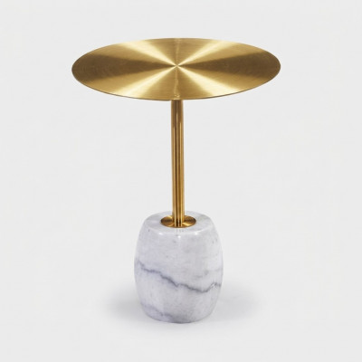 Ontwerper aanvullingstafel Luxe salontafels Gouden bijzettafel Meubels