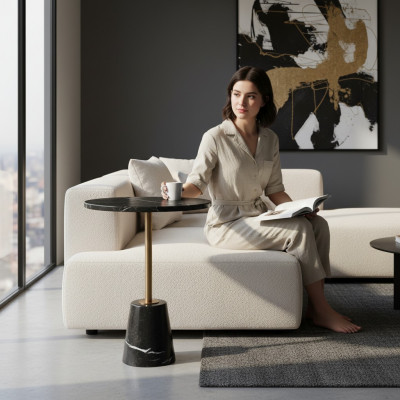 Salontafel Luxe Design Salontafel Koffie Bijzettafels Woonkamer Rond