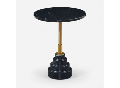 Bijzettafels Woonkamer Rond Modern Zwart Salontafel Luxe Marmeren Tafel