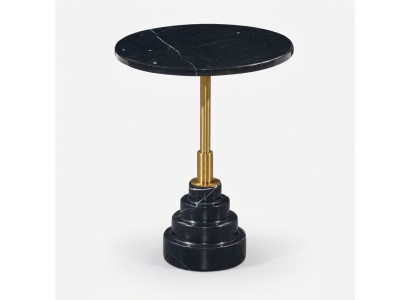 Bijzettafels Woonkamer Rond Modern Zwart Salontafel Luxe Marmeren Tafel