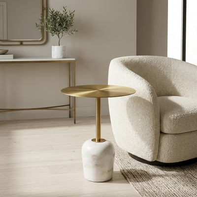 Ronde koffietafel Hoogwaardige bijzettafel Designer tafel Woonkamer nieuw