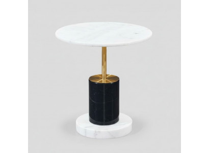 Witte bijzettafel rund woonkamer tijdschrifttafels stijl bijzettafels tafel