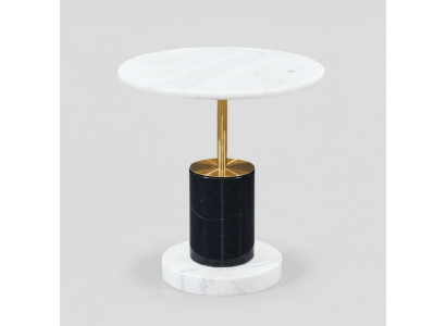 Witte bijzettafel rund woonkamer tijdschrifttafels stijl bijzettafels tafel