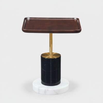 Designer bijzettafel salontafel woonkamer meubelen koffietafel marmeren tafel.