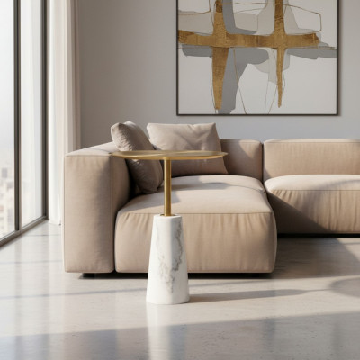 Ontwerper Ronde Bijzettafel Hoogwaardige Luxe Meubelen Salontafel Modern