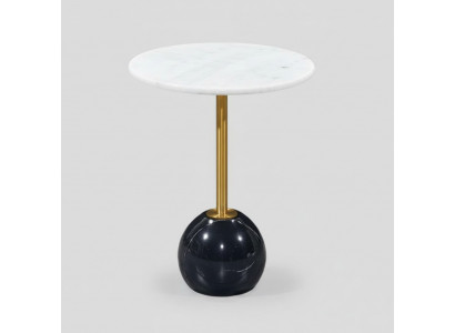 Zwart-wit bijzettafel marmer meubelontwerper woonkamer salontafels.