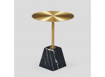 Zwarte ronde salontafel Luxe woonkamer Bijzettafeltjes
