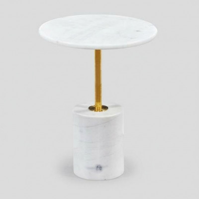 Witte ronde bijzettafel koffietafel woonkamertafels salontafels tafel