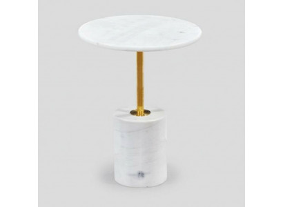Witte ronde bijzettafel koffietafel woonkamertafels salontafels tafel