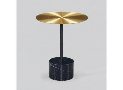 Zwarte-gouden bijzettafel Ronde salontafel Woonkamer Tafels Nieuw