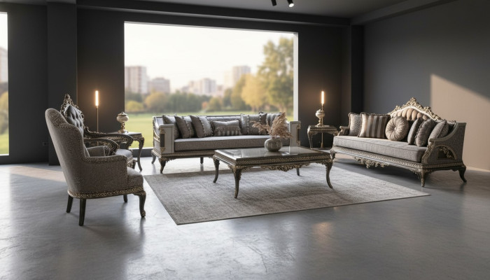 Luxe Chesterfield Klassieke bankstel 3+3+1 zits Stijlvolle bankstellen Bankstel