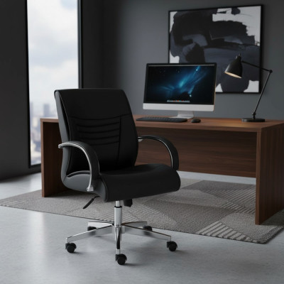 Luxe Gamingstoel Zwart Directiebureaustoel Draaistoel Kantoorstoel Stoelen