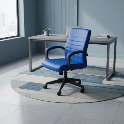 Bureaustoel Gaming Bureaustoel Bureau Draaistoel Blauw Stoel Meubilair nieuw