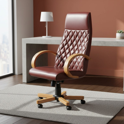 Moderne comfortabele draaistoel Meubels Bruin Bureaustoel Gamingstoel Bureaustoel