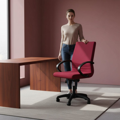 Moderne kantoorstoel Gaming enkele stoel Rood Bureau draaistoel