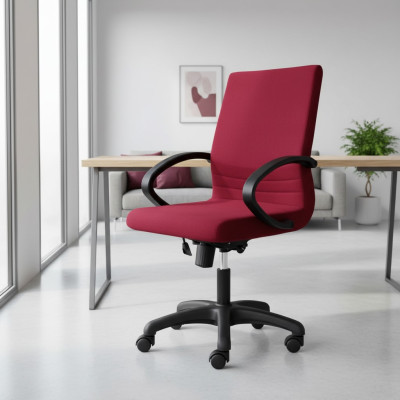 Moderne kantoorstoel Gaming enkele stoel Rood Bureau draaistoel