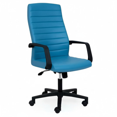 Luxe kunstleren bureaustoel gamestoel bureaustoel Nieuwe draaistoel Blauw nieuw