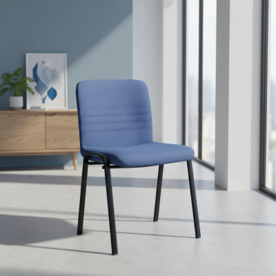 Kantoorstoel Blauwe Luxe Kantoorstoel Stoffen Designerstoel Metalen meubels