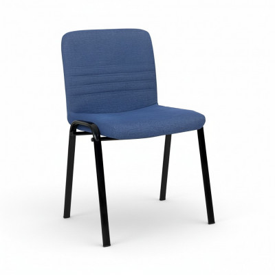 Kantoorstoel Blauwe Luxe Kantoorstoel Stoffen Designerstoel Metalen meubels