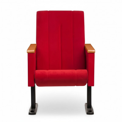 Designer Rode Luxe Stoel 1-Zits Moderne Fauteuil Textiel Houten Meubels