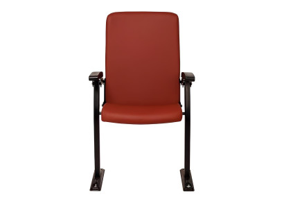 Fauteuil Bank 1-zits voor theaterontwerp Luxe Rood Fauteuil Art Deco Textiel Nieuw