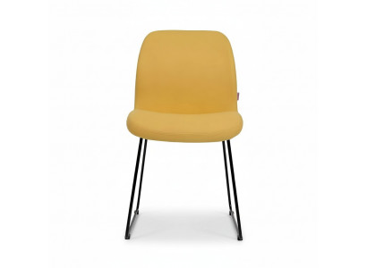 Stoelen Geel Luxe Design Gestoffeerde Stoel Kantoor Meubels Nieuw Eetkamer Textiel Meubels