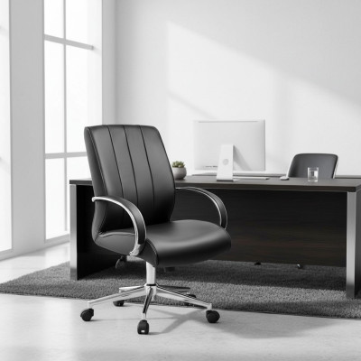 Fauteuil kunstleer gestoffeerd Draaibare computerstoelen Meubilair Kantoorstoel Directiestoel
