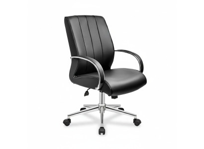 Fauteuil kunstleer gestoffeerd Draaibare computerstoelen Meubilair Kantoorstoel Directiestoel