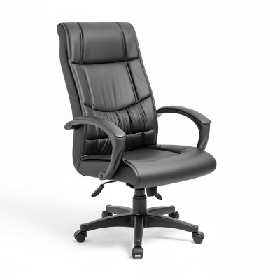 Luxe Zwarte Bureaustoelen Gestoffeerde Stoelen Designer Meubelen Bureaustoel met Wielen