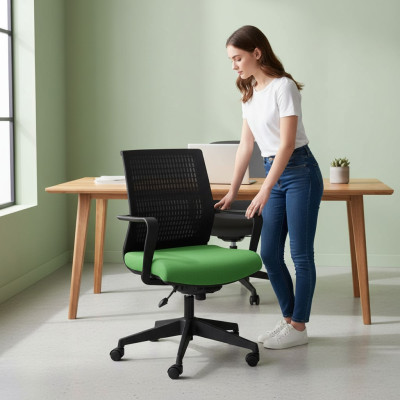 Bureaustoel bureaustoel nieuwe stoel Moderne bureaustoel Groene gamestoel Nieuw