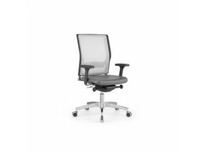 Luxe grijze bekledde bureaustoel computer draaistoelen meubels kantoorstoelen directiestoel