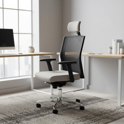 Bureaustoel, bureaustoel, draaistoel, directiestoel, mesh net-design kantoorstoel
