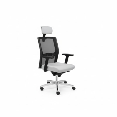 Grijze bureaustoelen Draaistoel Bureaustoel met net-ontwerp