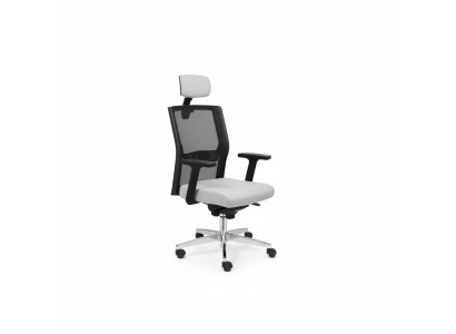 Grijze bureaustoelen Draaistoel Bureaustoel met net-ontwerp