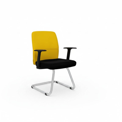 Moderne luxe gestoffeerde stoelen Geel Designer meubels Stoffen leunstoel nieuw