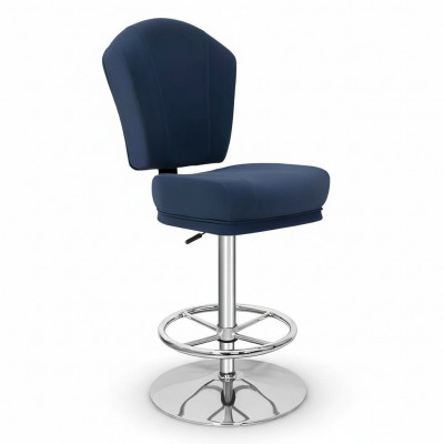 Moderne barkruk stoel ontwerper metalen eetkamerstoel kruk bar blauw nieuw
