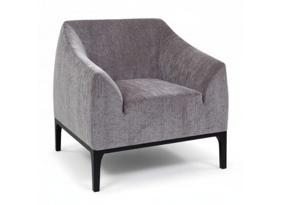 Grijze woonkamer fauteuil Gestoffeerde fauteuil Eenzitter Moderne relaxfauteuil