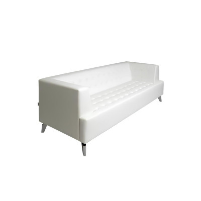 Witte tweezits luxe bank Moderne 2-zits clubsfauteuil Lounge bank Nieuw
