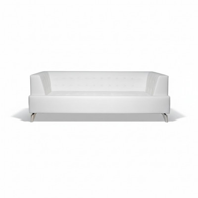 Witte tweezits luxe bank Moderne 2-zits clubsfauteuil Lounge bank Nieuw