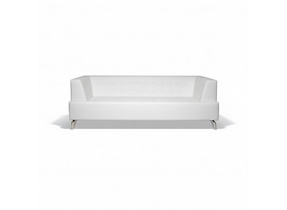 Witte tweezits luxe bank Moderne 2-zits clubsfauteuil Lounge bank Nieuw