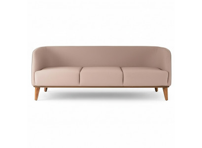 Beige bankstel Stijlvolle 2-zits Moderne woonkamer bank Beklede bankstellen