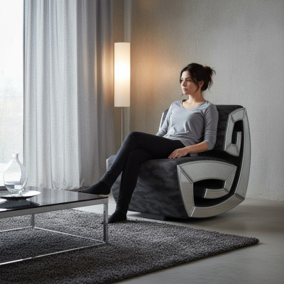 Exclusieve eenzitter designer clubfauteuil gestoffeerde fauteuil Stijlvol meubilair