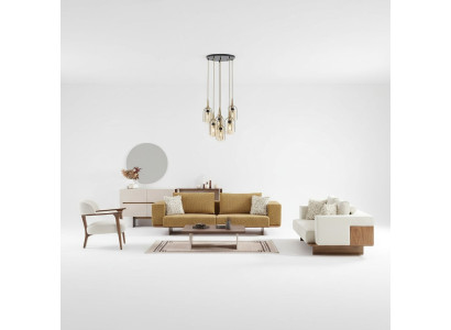 Luxe bankstel Bankstel Banken 4 3 1 Zits Stof 3-delig Modern Set