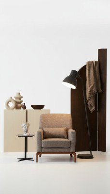 Klassieke fauteuils TV bank 1-zits bank Designer textiel bankstellen Bekleding