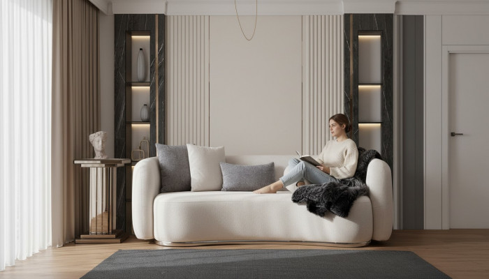 Woonkamer bankstel 3-zits designerbank gestoffeerde banken stoffen textiel  Woongroep bankstel 3-zits ontwerper bank gestoffeerd banken stoffen textiel